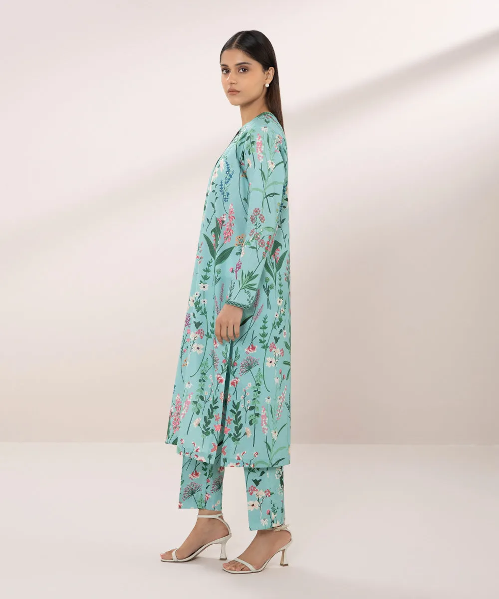 2 Piece - Printed Lawn Suit