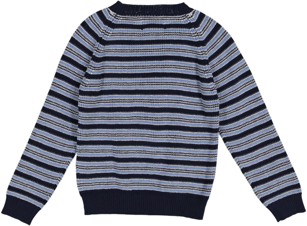 241 JUMPER BLAS-Navy/Grey/Riviera