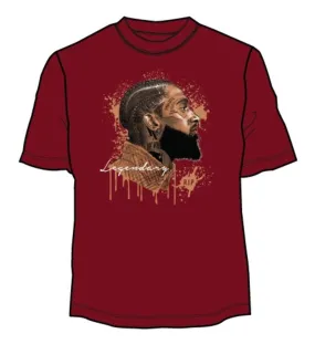 3Forty Inc Men BIG MEN'S RIP LEGEND TEE (Burgundy)