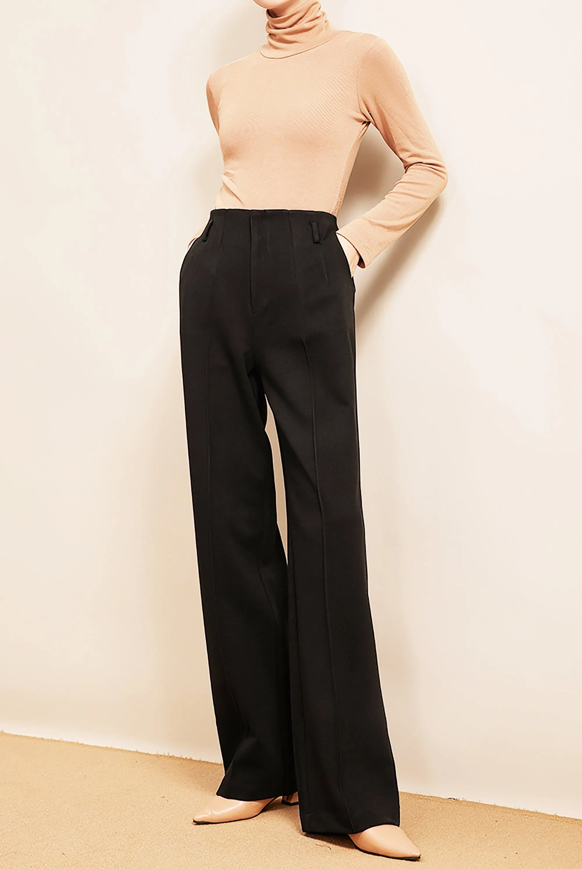 Abby Wide Leg Palazzo Pants