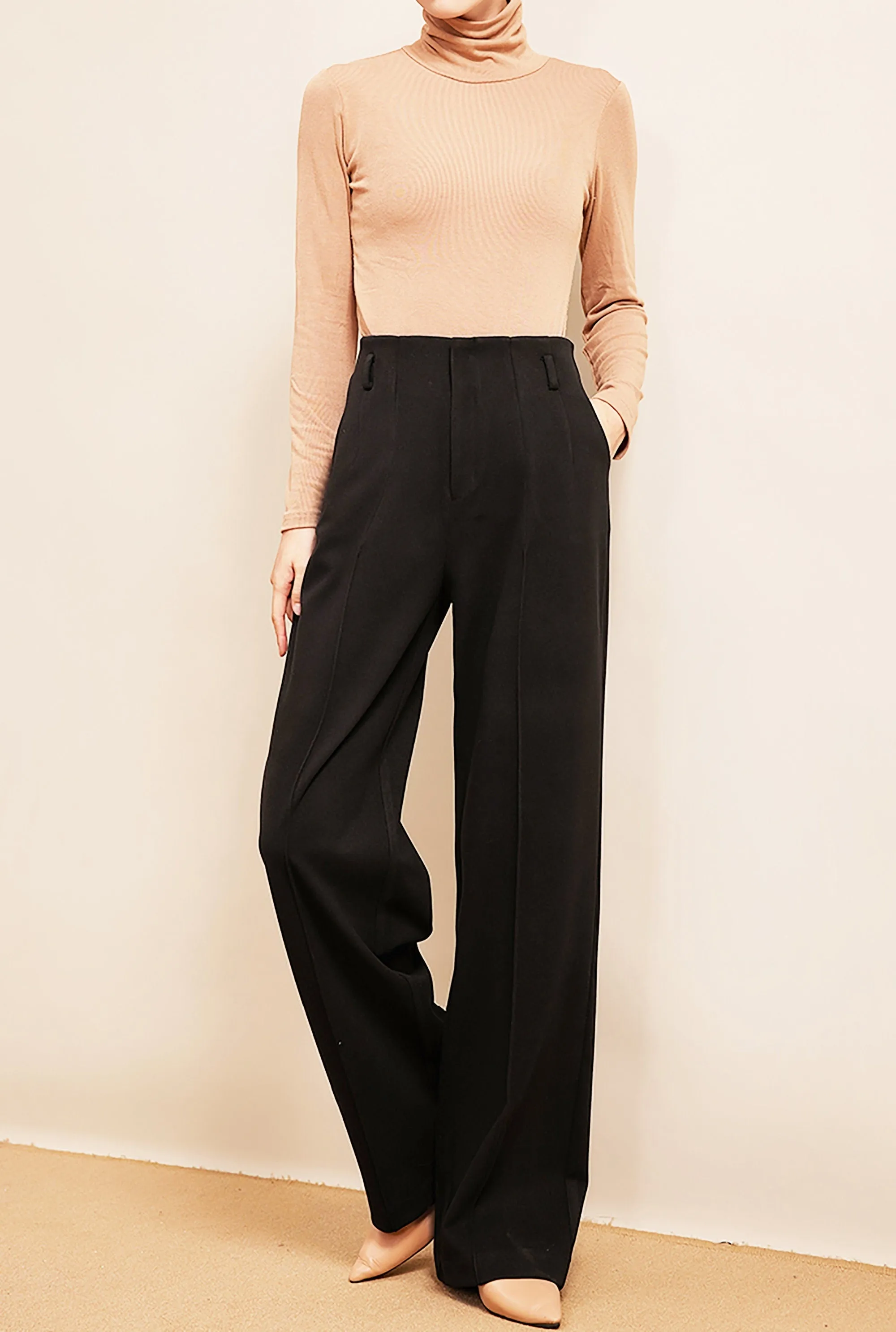 Abby Wide Leg Palazzo Pants