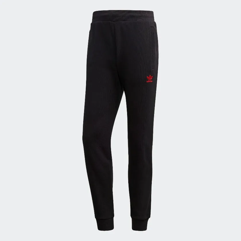 Adidas Originals Men's adicolor Trefoil Fleece Track Pants - Black XS