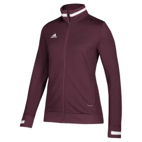 adidas Women's Maroon/White Team 19 Track Jacket