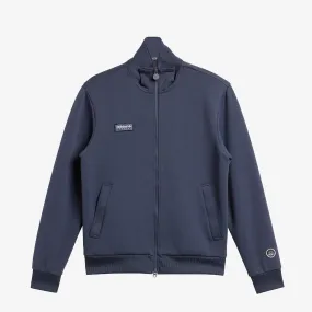 Anglezarke Track Top Night Navy | Chalk White