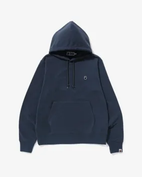 Ape Head One Point Pullover Hoodie Navy