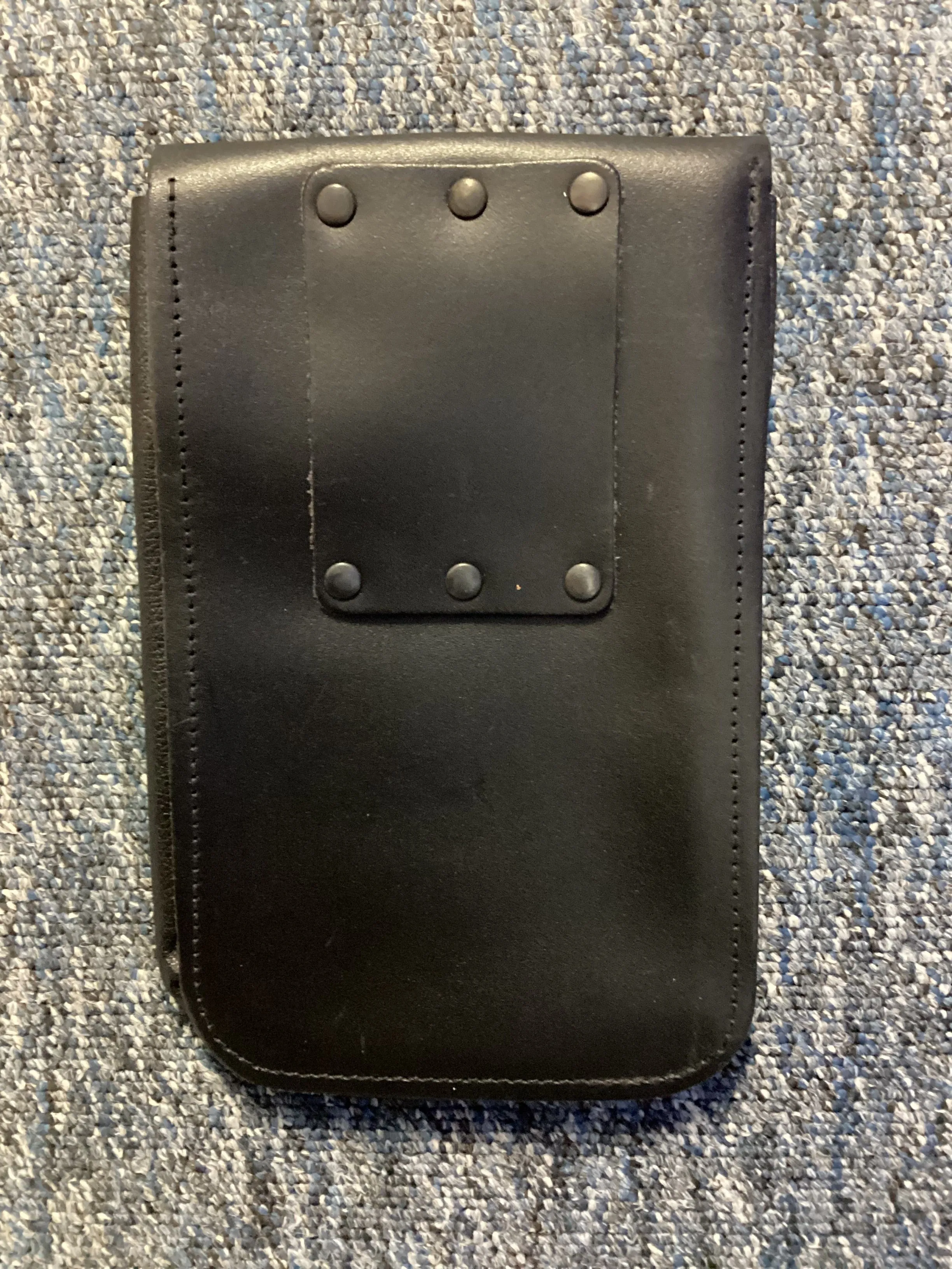 Black Notebook Pouch Leather, 8ins x 5ins (Used - Grade A)