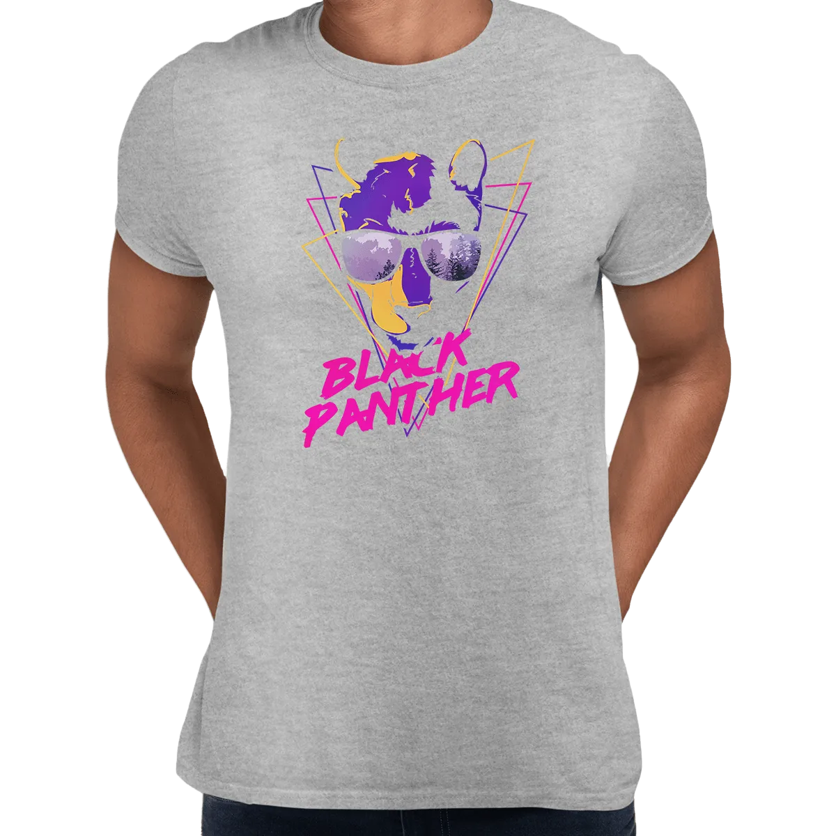 Black Panther Unisex Men Shirt Unisex Crew Neck T Shirt