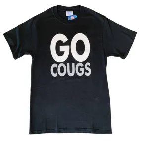 Black Unisex "GO Cougs" short sleeve Tee