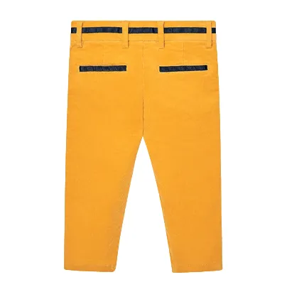 Boboli Velvet trousers for infants and children 717027 1155 mustard