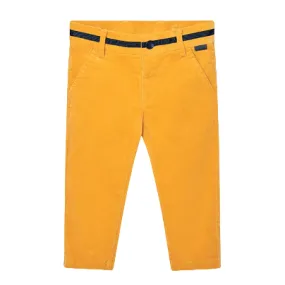 Boboli Velvet trousers for infants and children 717027 1155 mustard