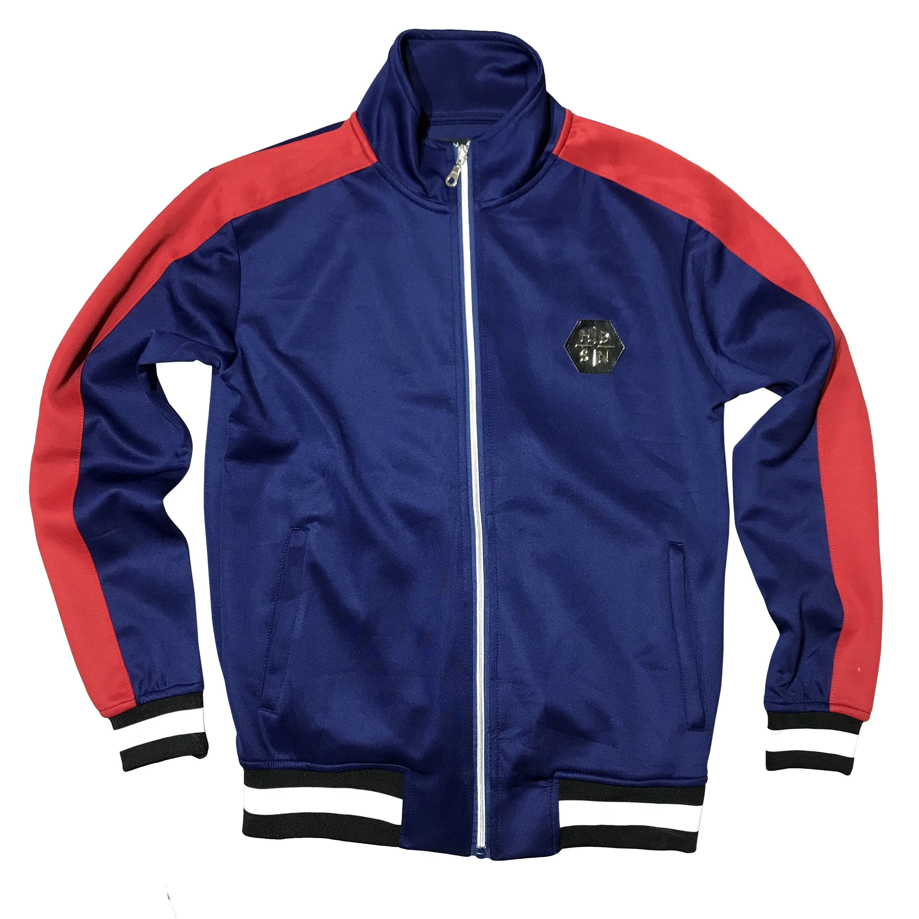 Hudson Track Jacket (Navy/Red) - H6052312-NVY