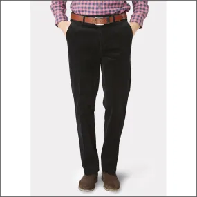 Brook Taverner Ellroy Black Cord Trouser<><>