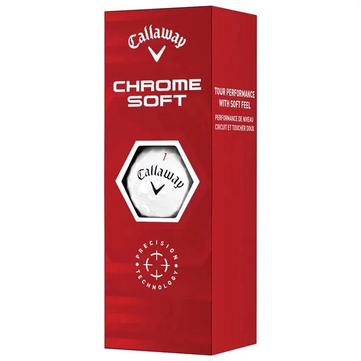 Callaway Balles Chrome Soft (boite de 12)