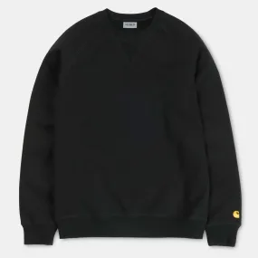 Carhartt Chase Sweat Black/ Gold