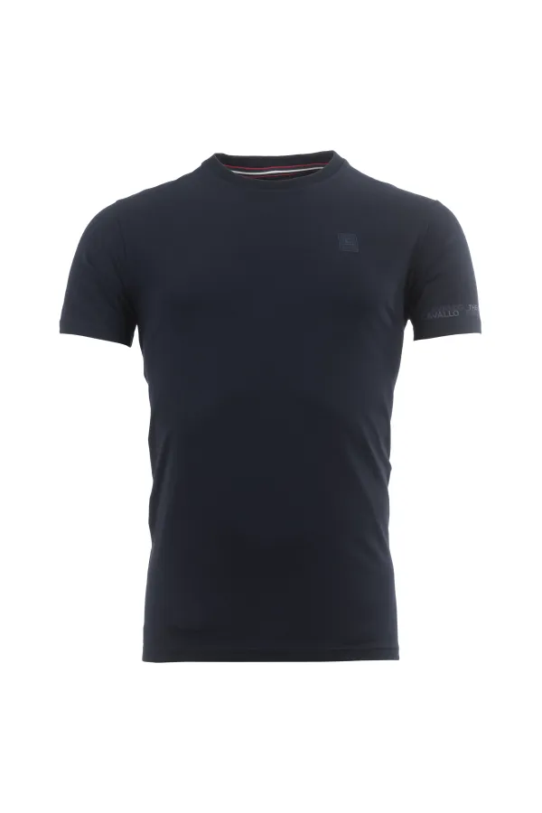 CAVALLO MENS T-SHIRT ROUNDNECK FENNO (DARK BLUE)