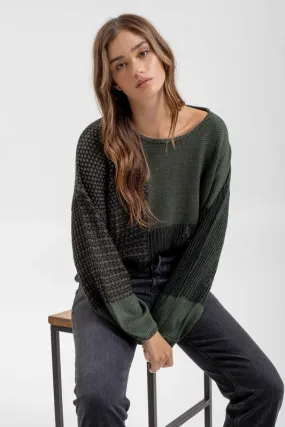 Colorblock sweater