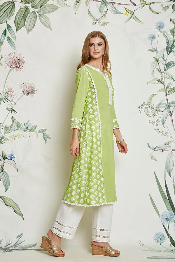 Cosmos Kurta Green