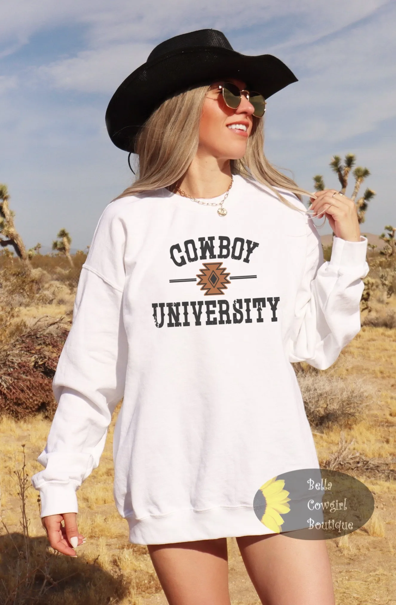 Cowboy University Country Western Sweatshirt