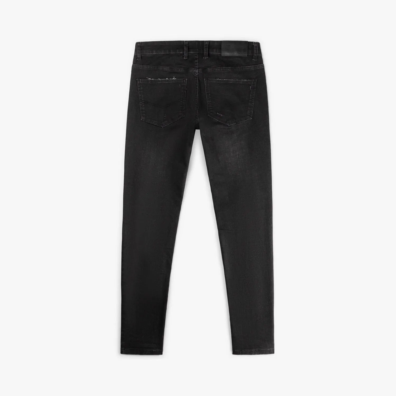 CROYEZ RIPPED JEANS - BLACK