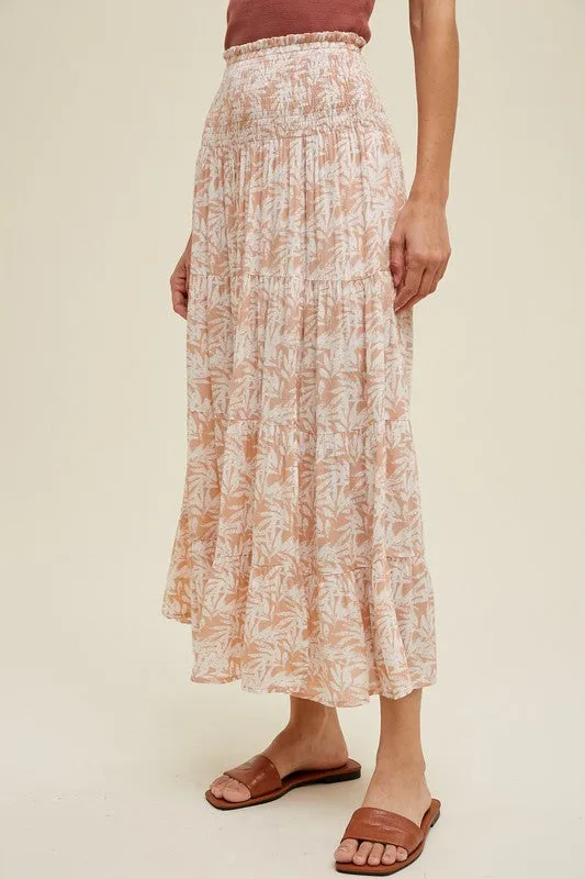 Dani Tiered Midi Skirt