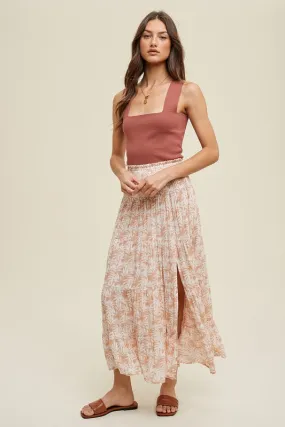 Dani Tiered Midi Skirt