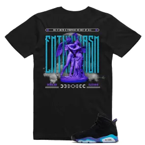 Enthusiasm Purpose Tee (Blk/Aqua/Prp)