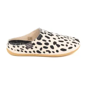 Felt Slippers with Polka Dot Pattern for Women - Maui-NM