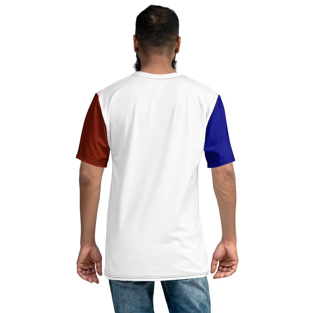 France Flag Color T-shirt For Men