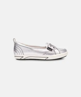 FRANKIE4 Sophie III Silver Star Ballet Flats