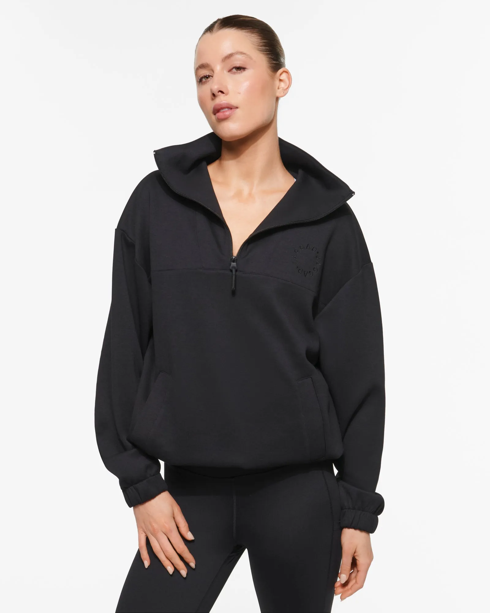 FRESNO SCUBA LONGLINE HALF-ZIP SWEATER