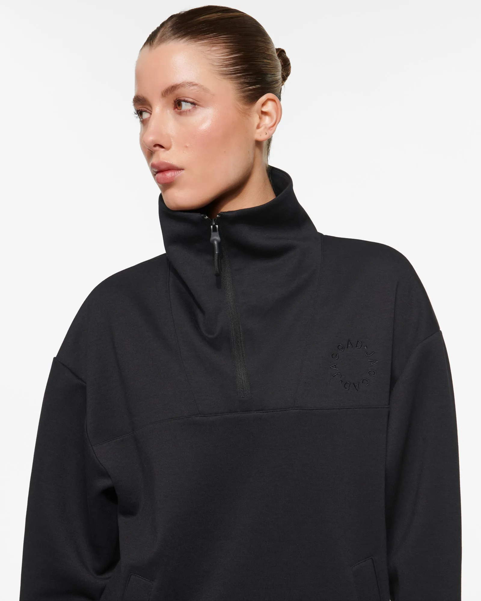 FRESNO SCUBA LONGLINE HALF-ZIP SWEATER