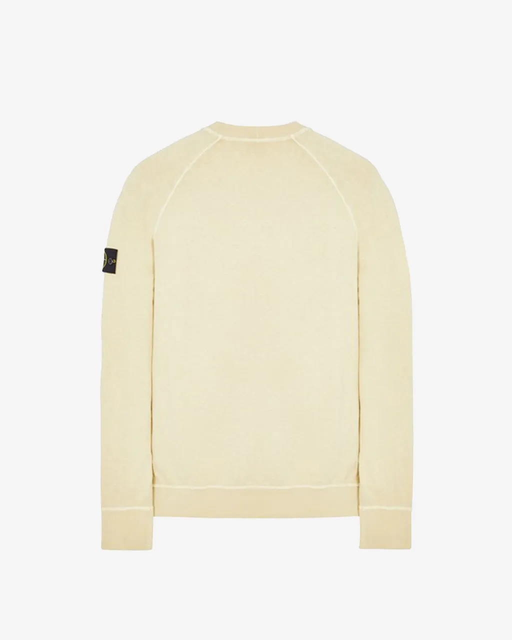 Garment Dyed Crewneck Sweatshirt Natural Beige