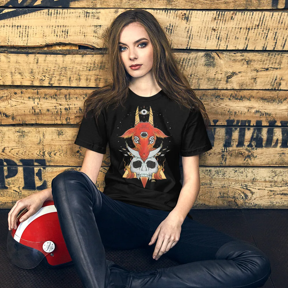 Goat & Skull, Unisex T-Shirt, Black