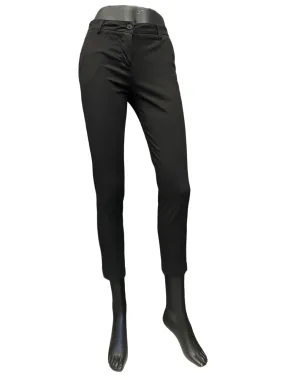 Griffai Women's casual honeycomb Capri trousers DGP3704 black