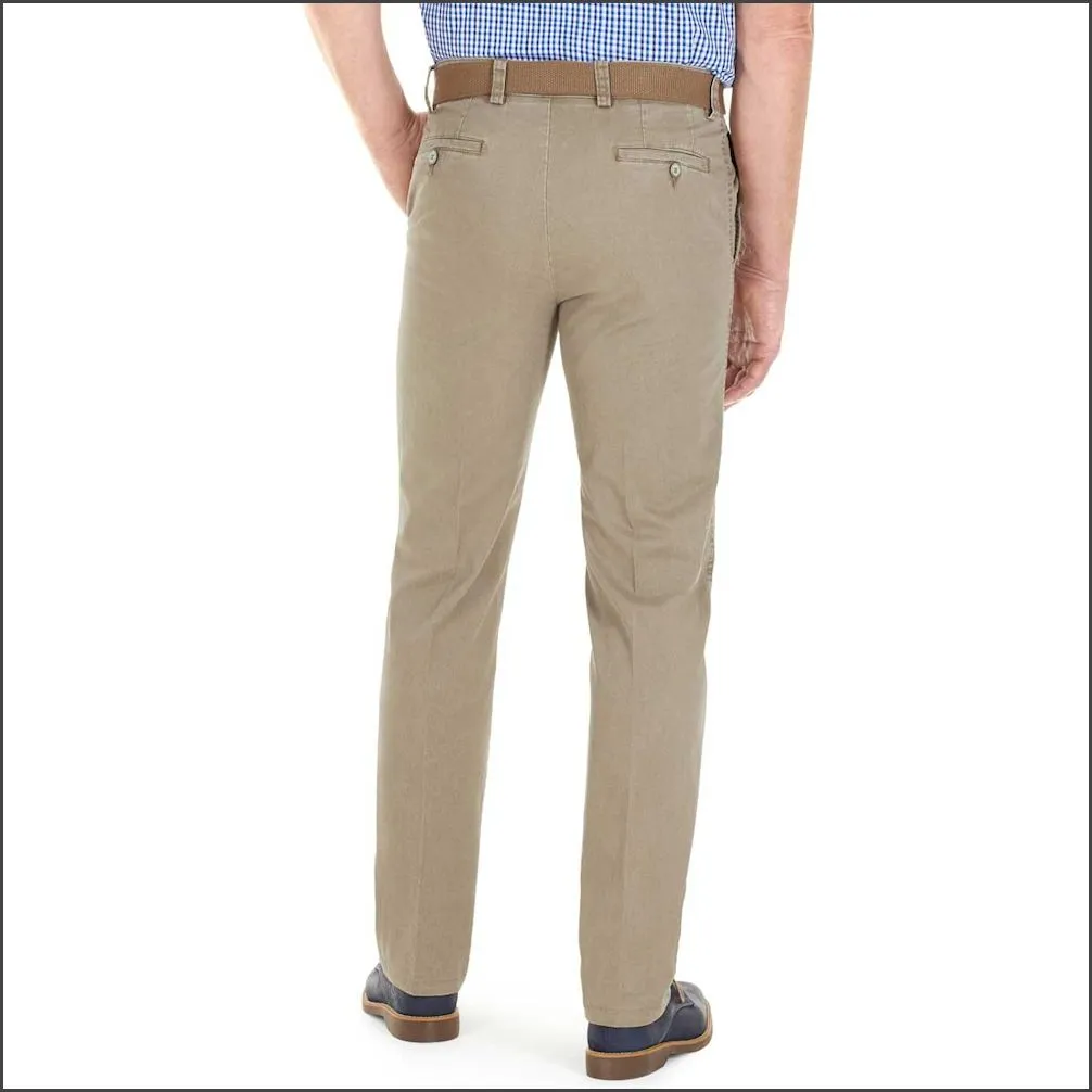 Gurteen Longford  Stone Stretch Cotton Chino*