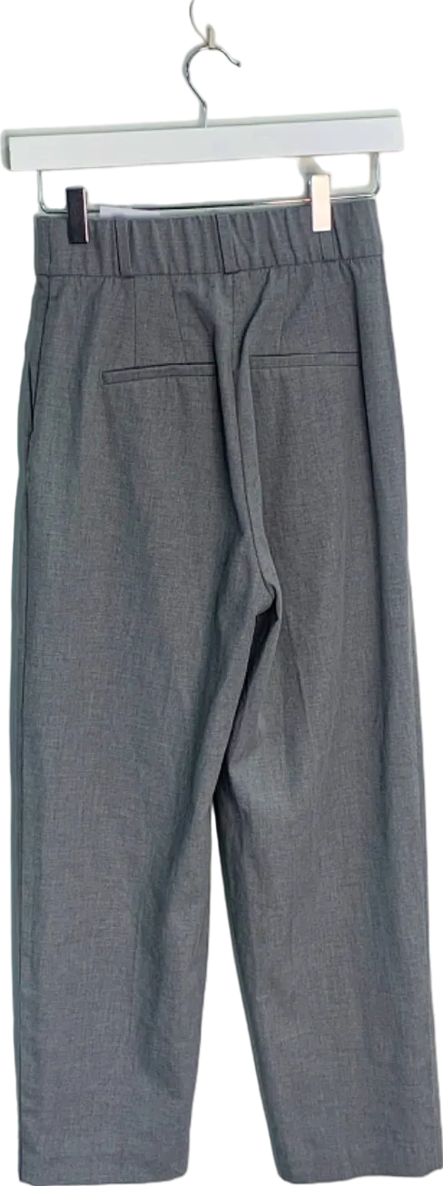 H&M Grey Pleated Trousers UK Size 6