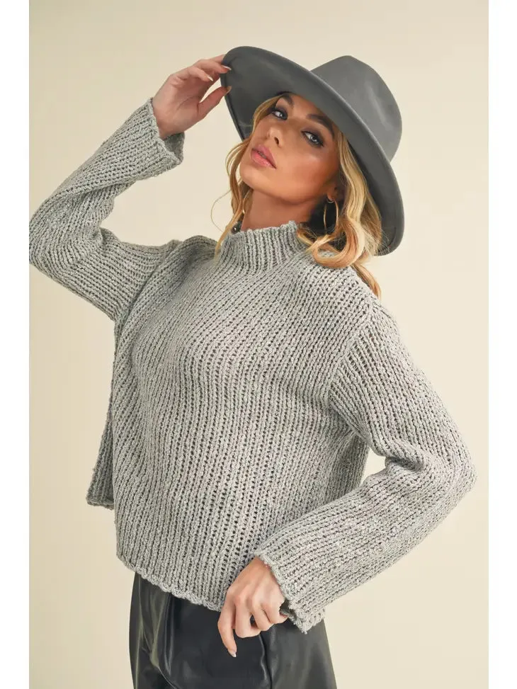 Irma Mock Neck Sweater