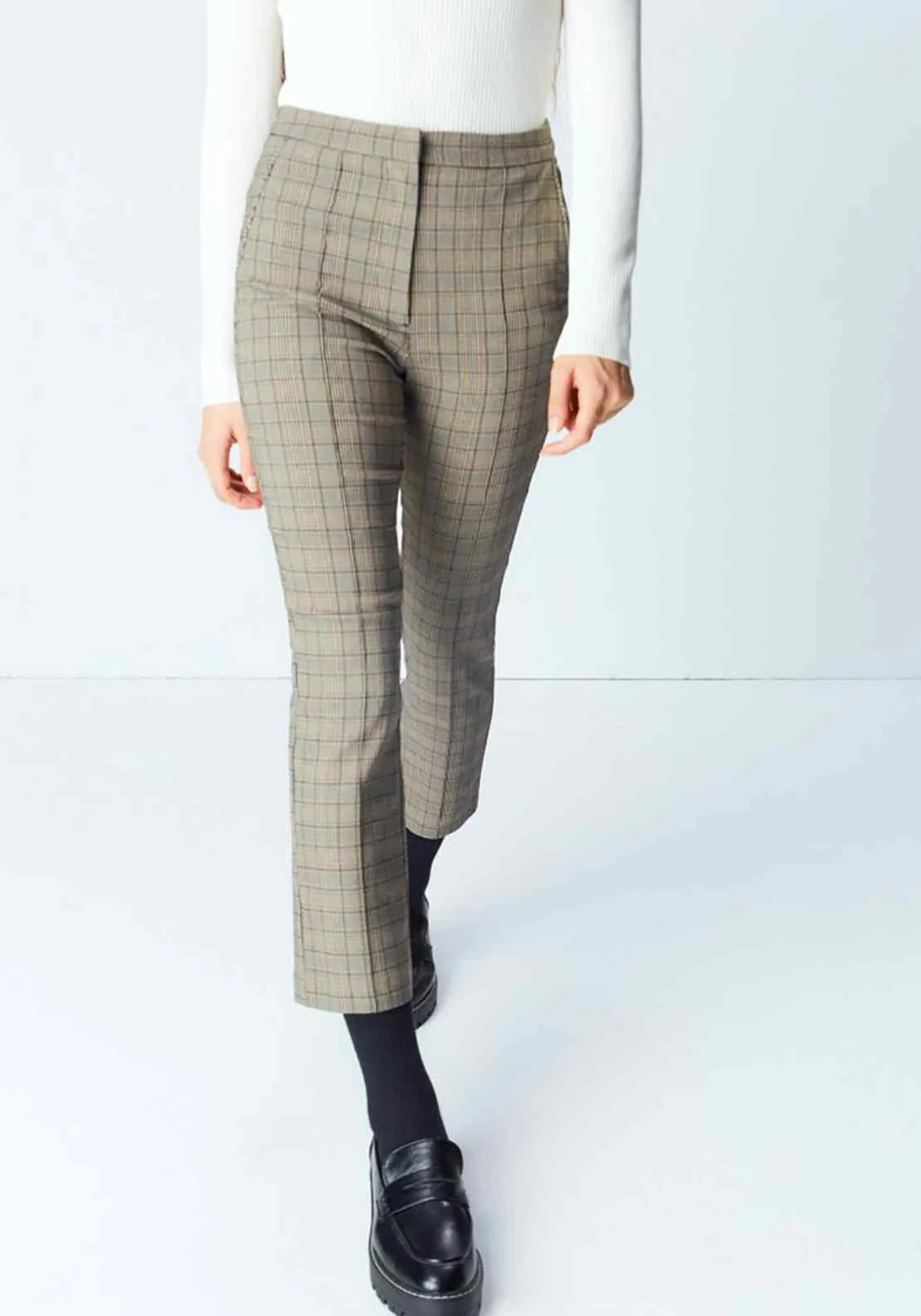 Jacquard Trousers - Brown