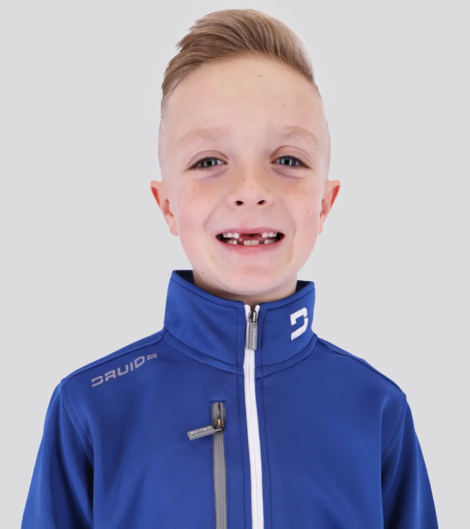 KIDS ULTRA BLEND 1/4 ZIP BLUE