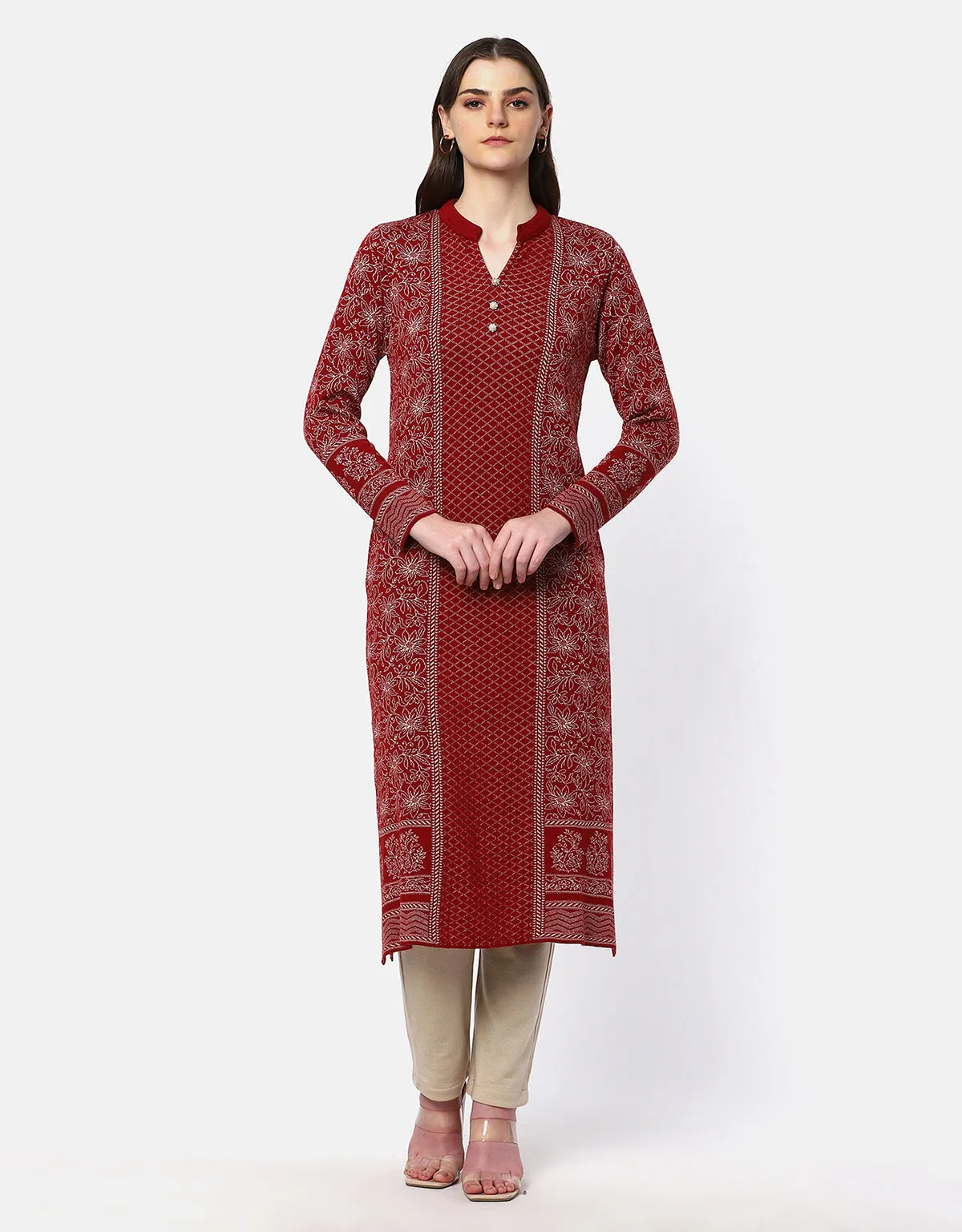 Knitted Women Fancy Kurti