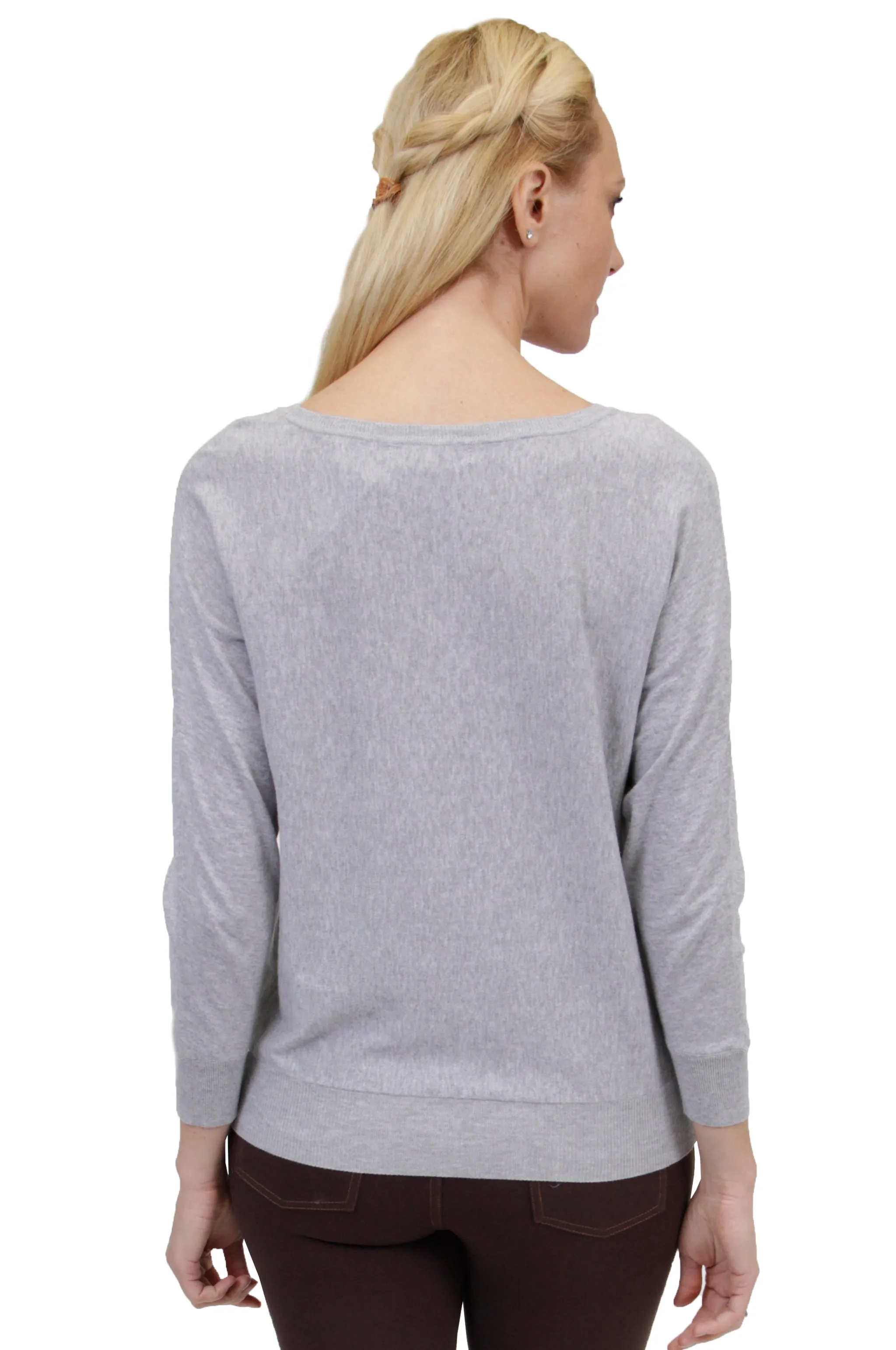 La Cera Long Sleeve Pullover Sweater