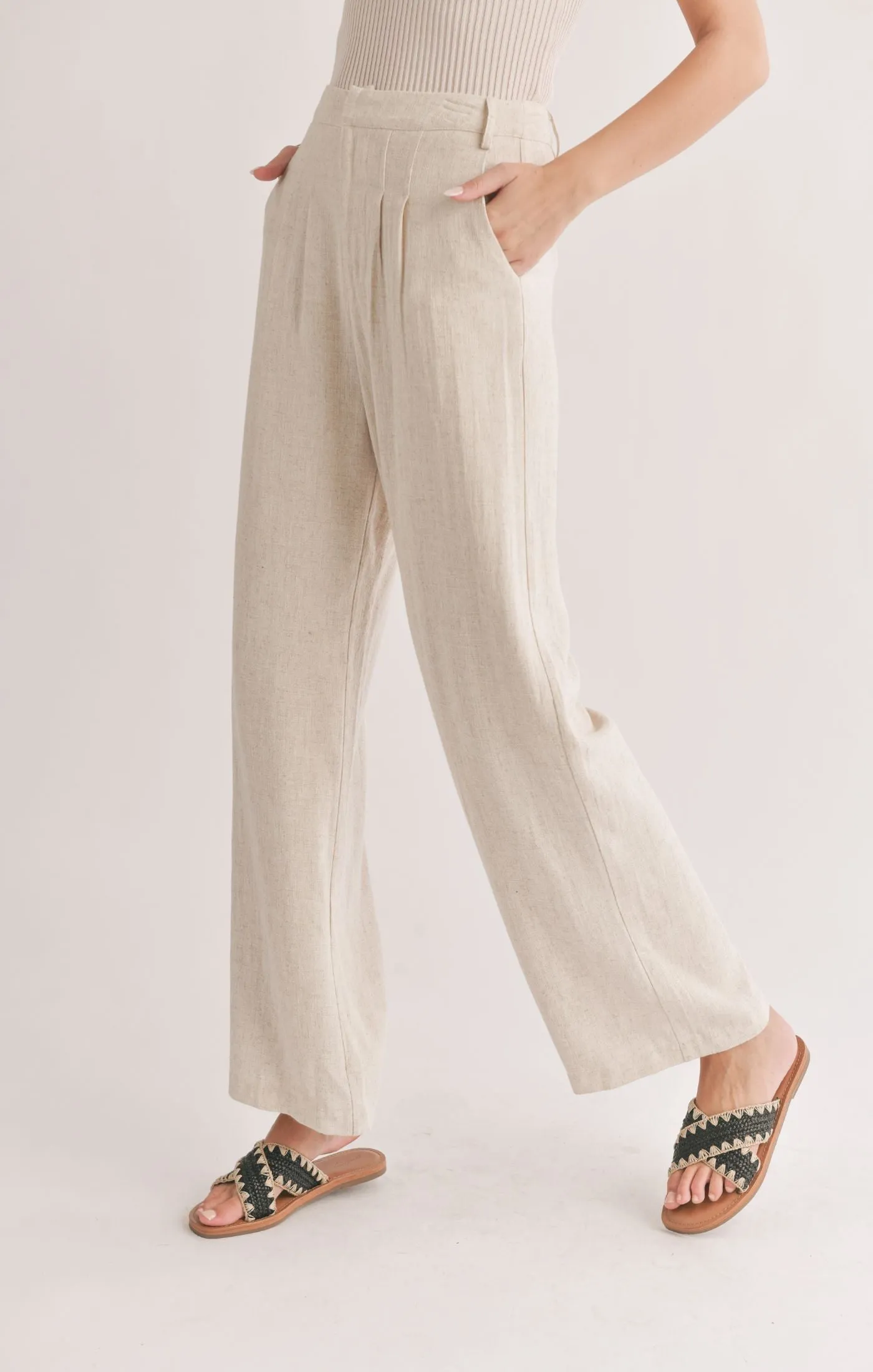 La Luna Pleated Trousers