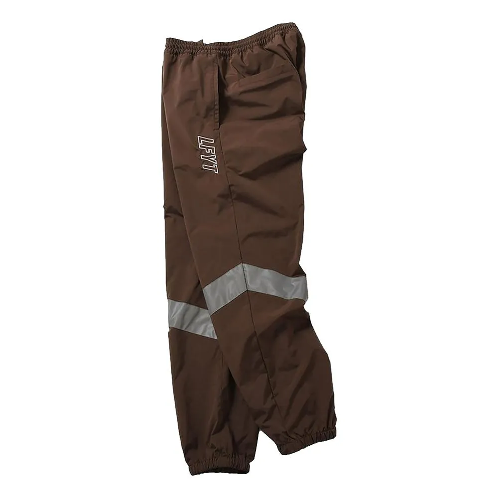 LAFAYETTE REFLECTOR TRACK PANTS-BROWN