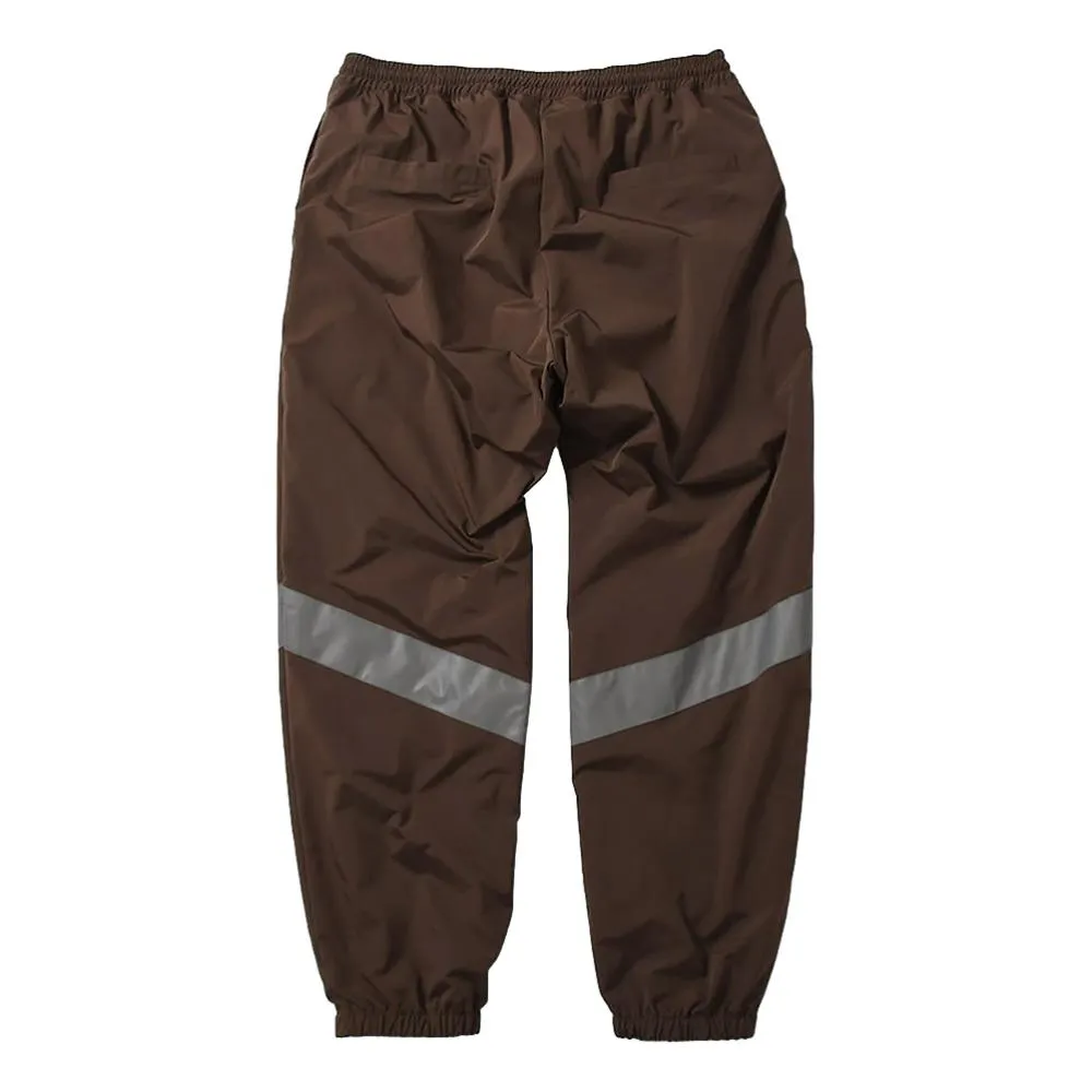 LAFAYETTE REFLECTOR TRACK PANTS-BROWN