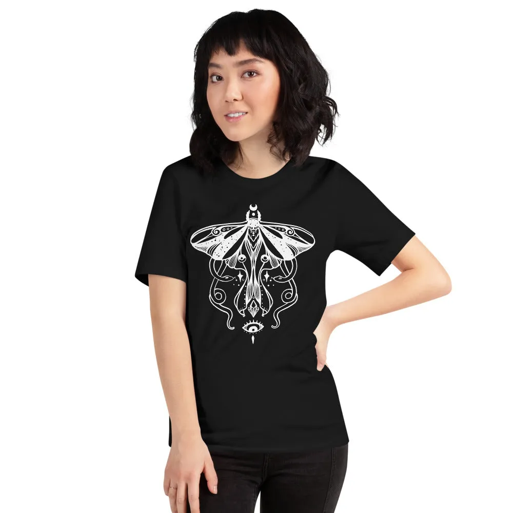 Luna Moth And Snakes, Unisex T-Shirt