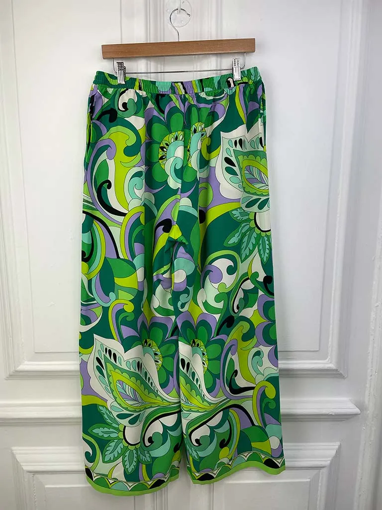 Malissa J Fiore Palazzo Trousers - Green