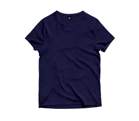 Navy Blue V-Neck T-Shirt