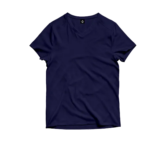 Navy Blue V-Neck T-Shirt