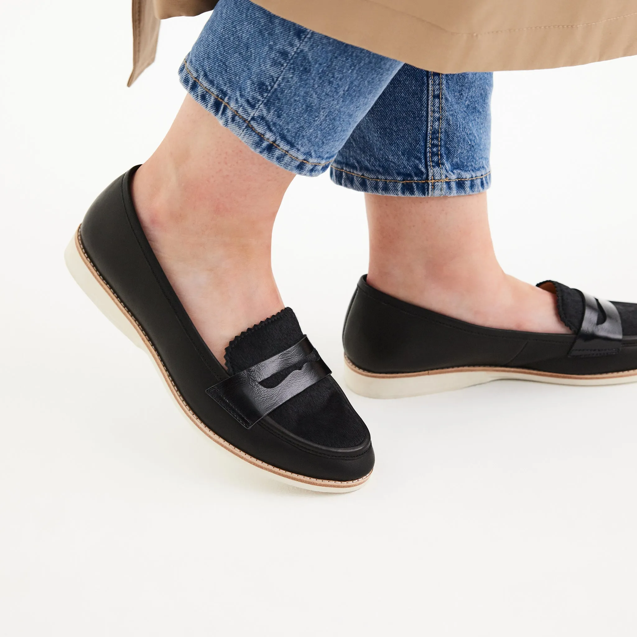 Penny Loafer All Black Multi