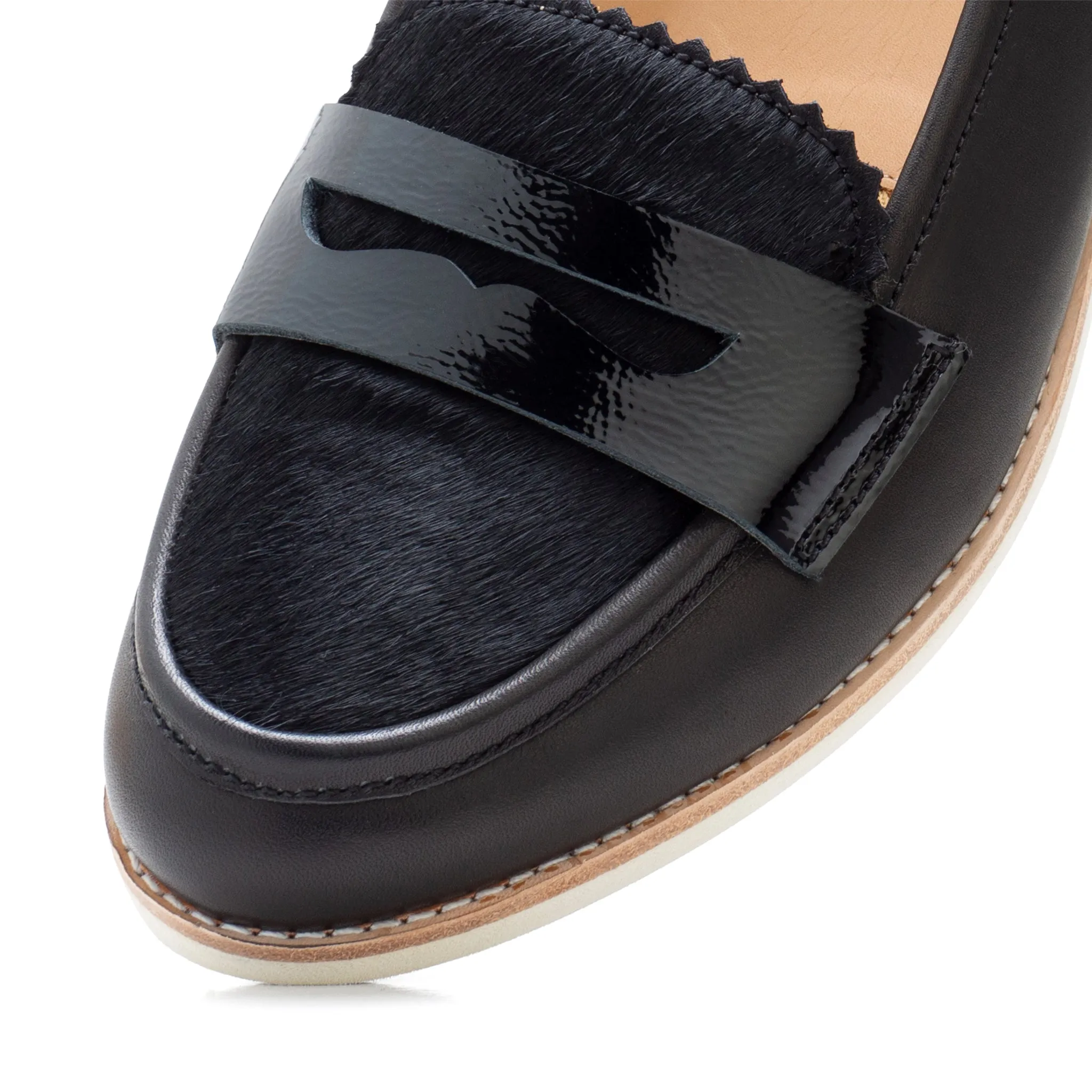 Penny Loafer All Black Multi